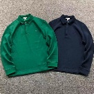 Lacoste long sleeve polo shirt Green, Navy clothing Size Min