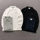 Lacoste long sleeve polo shirt White Black Gray Navy clothing