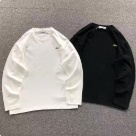 Lacoste long sleeve t shirt White Black clothing Size Lin