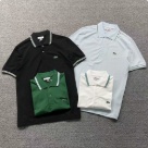 Lacoste polo shirt Black, Green, Light Blue, White clothing Size Sin