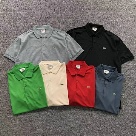 Lacoste polo shirt Gray Black Green Beige Red Dark Blue clothing Size 6in