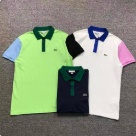 Lacoste polo shirt Green Blue, White Black Pink, Navy Green clothing Size Lin