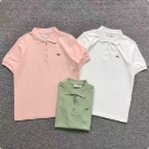 Lacoste polo shirt Pink White Green clothing Size 36in