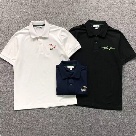 Lacoste polo shirt White Black Navy Blue clothing Size Sin