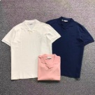 Lacoste polo shirt White Navy Pink clothing Size xLin