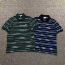 Lacoste striped polo shirt Green White Black Blue clothing Size Sin