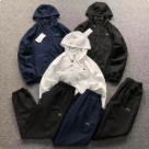 Lacoste tracksuit hooded jacket and pants Black Navy White clothing Size Min