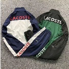 Lacoste tracksuit jacket and trousers Navy White Green Black clothing Size Min