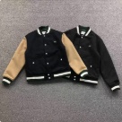 Lacoste varsity jacket Black Beige clothing Size Lin