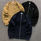 Lacoste zip up bomber jacket Black, Navy, Khaki clothing Size Sin