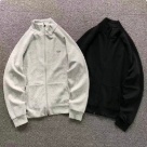 Lacoste zip up hoodie Gray, Black clothing Size Min