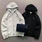 Lacoste zip up hoodie Light Grey, Black, Navy clothing Size Min