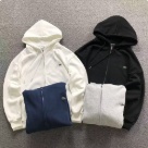 Lacoste zip up hoodie White Black Navy Gray clothing Size Min
