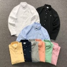Lacoste button down shirt White Black Light Blue Yellow Navy Gray Orange Green Pink clothing Size Min