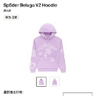 clothing Sp5der Beluga V2 Hoodie Blue