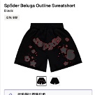 clothing sweatshorts Black