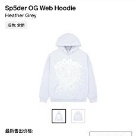 clothing Sp5der OG Web Hoodie Grey