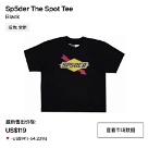clothing Sp5der The Spot Tee Black