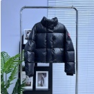 Yupoo Canada Goose puffer black highneck Canada Goose down jacket puffer black rope detail Black 025