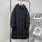 Yupoo Canada Goose puffer black hooded coat Canada Goose down jacket puffer black long hood Black 046