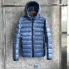 Yupoo Canada Goose puffer blue hooded Canada Goose down jacket puffer blue hooded Blue 002