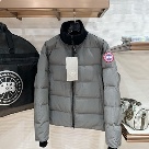 Yupoo Canada Goose puffer grey patch Canada Goose down jacket puffer grey furcollar Grey 015