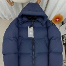 Yupoo Canada Goose puffer navy hood hat Navy 006