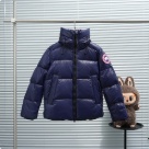 Yupoo Canada Goose puffer navy zipper Canada Goose down jacket puffer navy badge patch Navy 007