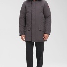 Yupoo Canada Goose beanie brown ribbed Canada Goose down jacket puffer grey hooded Grey 008