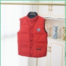 Yupoo Canada Goose puffer red patch vest Canada Goose down jacket puffer red patch vest Red 001