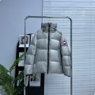 Yupoo Canada Goose puffer silver logo patch Canada Goose down jacket puffer silver badge Grey 014