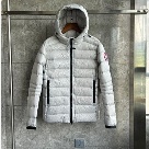 Yupoo Canada Goose puffer white hooded jacket Canada Goose down jacket puffer white hooded jacket Grey 005