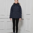 Yupoo Canada Goose beanie gray pompom Canada Goose down jacket beanie black pompom Navy 017