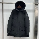 Yupoo Canada Goose winter black fur hood Canada Goose down jacket hooded black fur trim parka Black 018