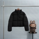 Yupoo Canada Goose bucket black embroidered Canada Goose down jacket beanie brown pompom Black 047