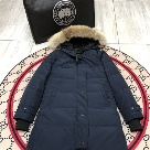 Yupoo Canada Goose fauxfur hooded navy winter coat Canada Goose down jacket parka navy fur hood Navy 016