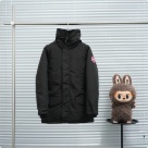 Yupoo Canada Goose beanie black patch Canada Goose down jacket beanie black pompom Black 028