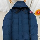 Yupoo Canada Goose hooded navy quilted Canada Goose down jacket puffer navy hooded Navy 009