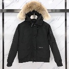 Yupoo Canada Goose parka black fur hood Canada Goose down jacket parka black fur hood Black