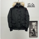 Yupoo Canada Goose parka black fur hood Canada Goose down jacket parka black fur hood Black 2