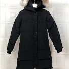 Yupoo Canada Goose parka black fur hood Canada Goose down jacket puffer black fur hood Black 052