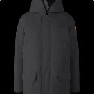 Yupoo Canada Goose parka black hood Canada Goose down jacket puffer black hooded Black 015