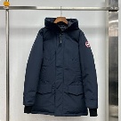 Yupoo Canada Goose parkas black fur hood Canada Goose down jacket parka navy fur hood Navy 001