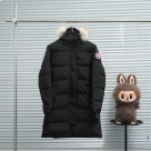 Yupoo Canada Goose puffer black fur hood Canada Goose down jacket puffer black fur hood Black 036