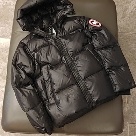 Yupoo Canada Goose puffer black fur hood Canada Goose down jacket puffer black fur hood Black 044