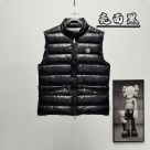clothing Moncler quilted down vest Black