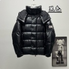 clothing Moncler 70th Anniversary Hooded Down Jacket Black