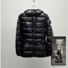 clothing Moncler down jacket with hood Black