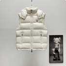 clothing Moncler hooded down vest White