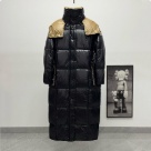 clothing Moncler long down coat Black